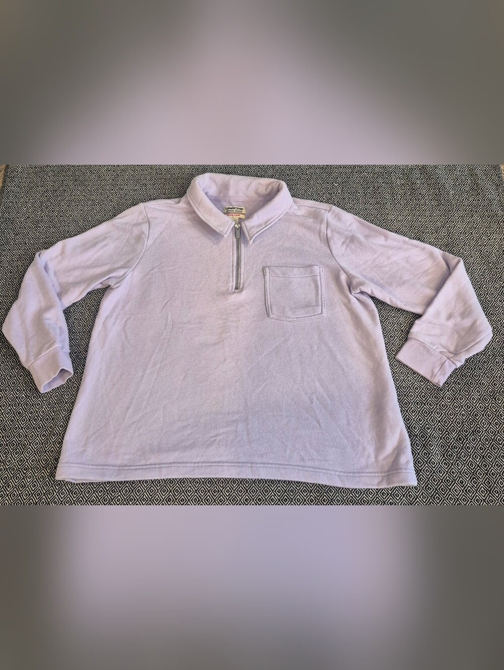 Lands’ End Serious Sweats Sweatshirt Size Large